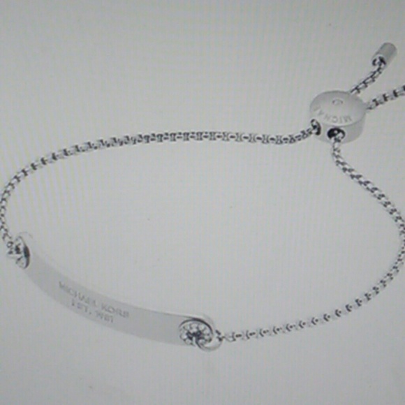 Michael Kors Jewelry - MK Logo Plaque Slider Bracelet